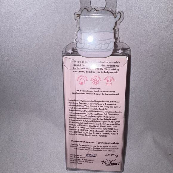 The Creme Shop x PUSHEEN Plush Makeup Mirror & Macaron Lip Balm NEW - Picture 6 of 7